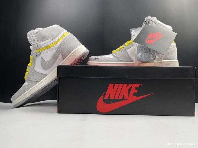 Cheap Husky Smoke Switch Air Jordan 1 High CW6576-100 Light 0810